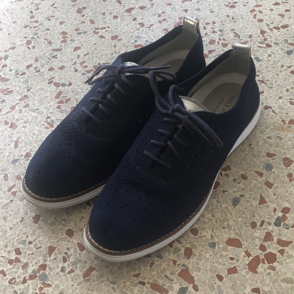 Dark blue Cole Haan shoes